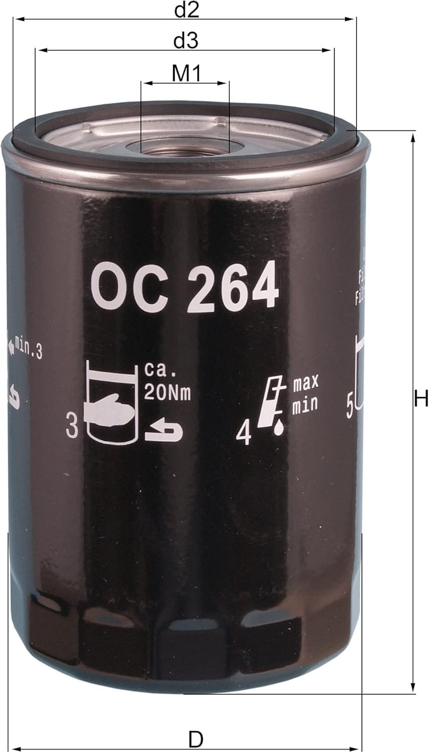 Oil Filter MAHLE OC 264