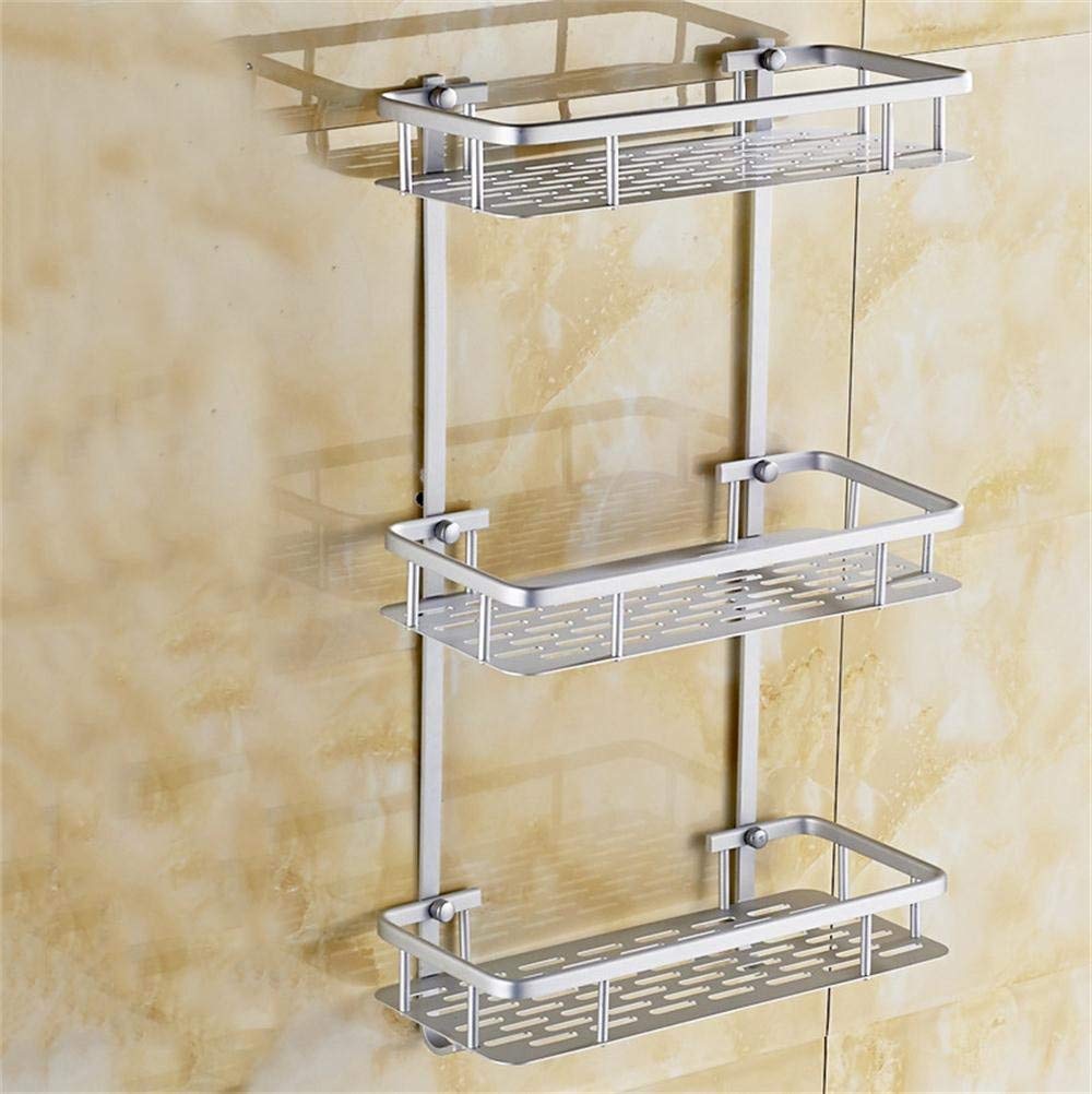 Bathroom BTBT space aluminum 3 layers racks, cosmetic storage rack/Corner Shelf, wallmounted Bathroom Shelf