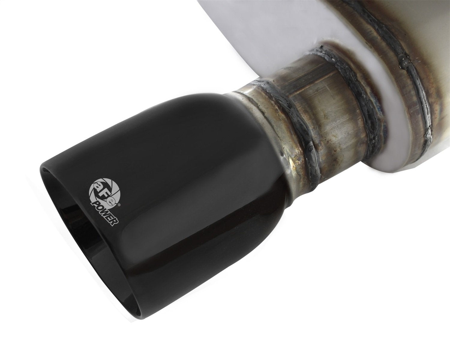 3" aFe (49-43052-B) Axle-Back Exhaust System with Black Tip for Ford Mustang GTL Stainless Steel