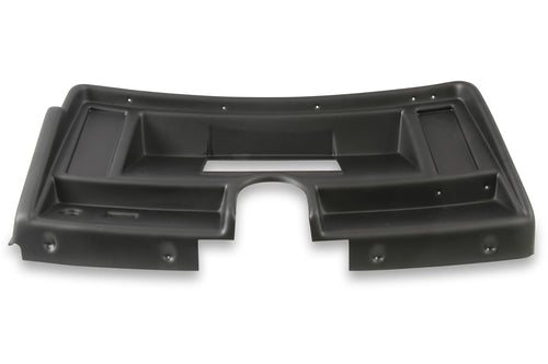 Dash Bezel Holley EFI 553-386 - without A/C Vent Opening - Black