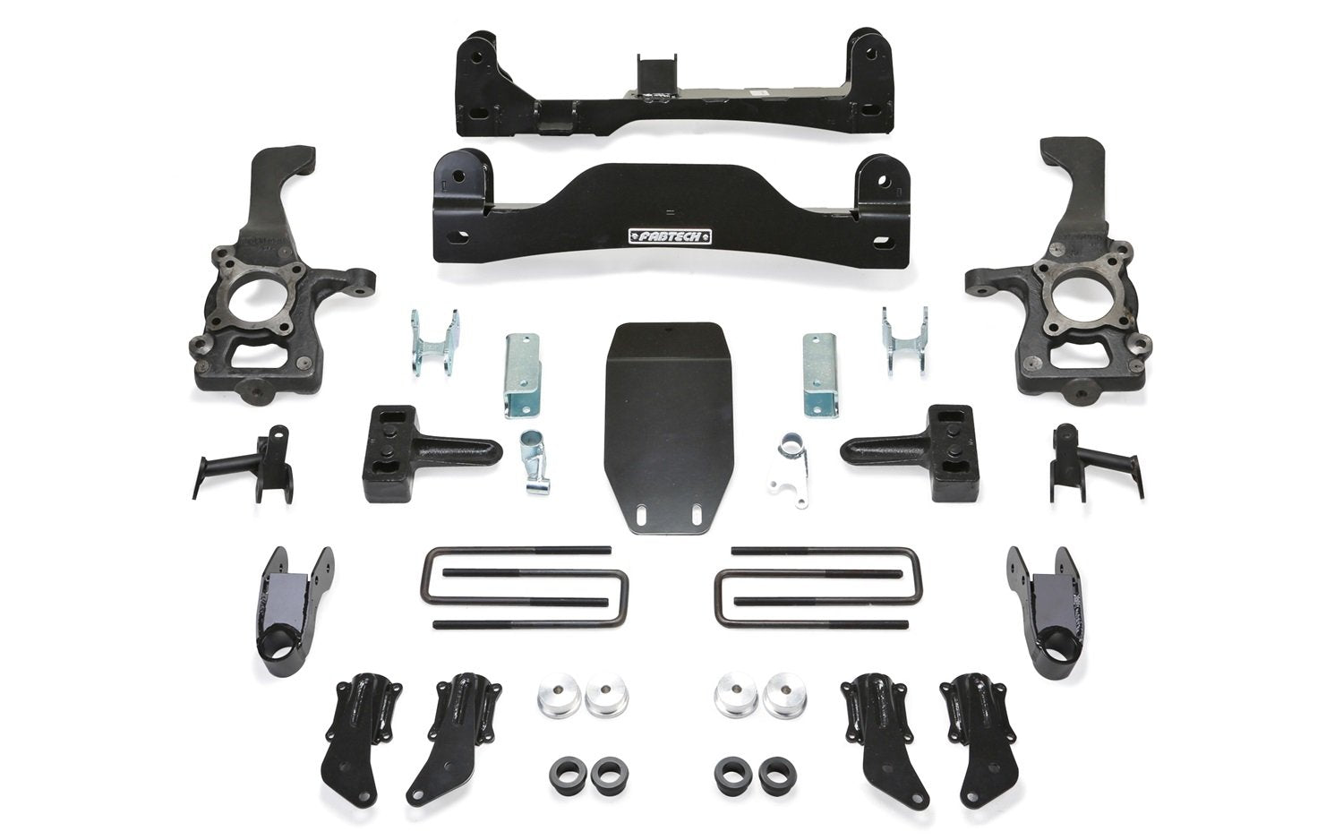 K2186 Fabtech Lift System w/Shocks 4 in. Basic Lift System w/Shocks