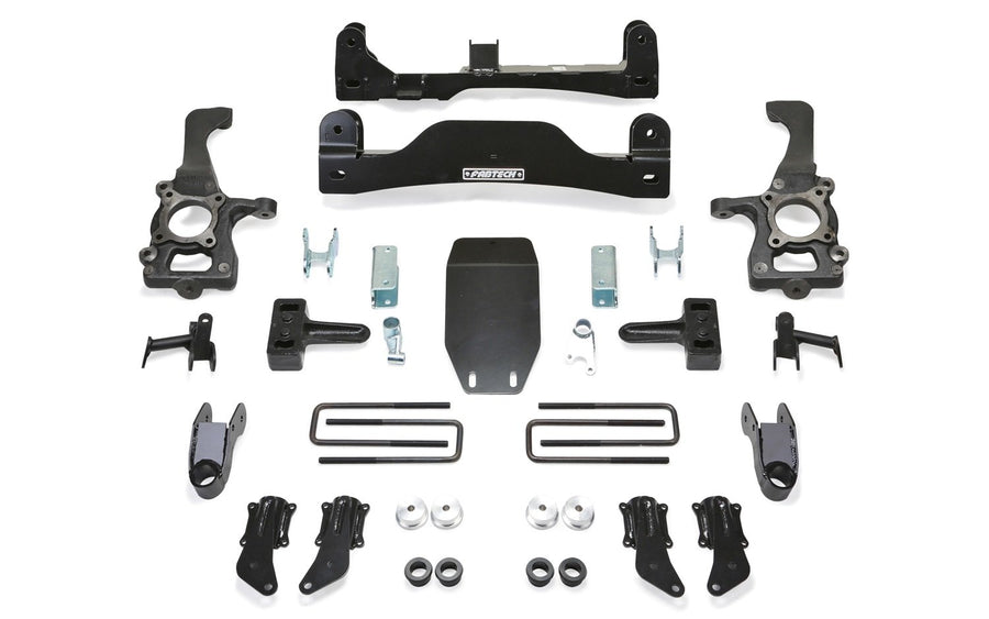 K2186 Fabtech Lift System w/Shocks 4 in. Basic Lift System w/Shocks