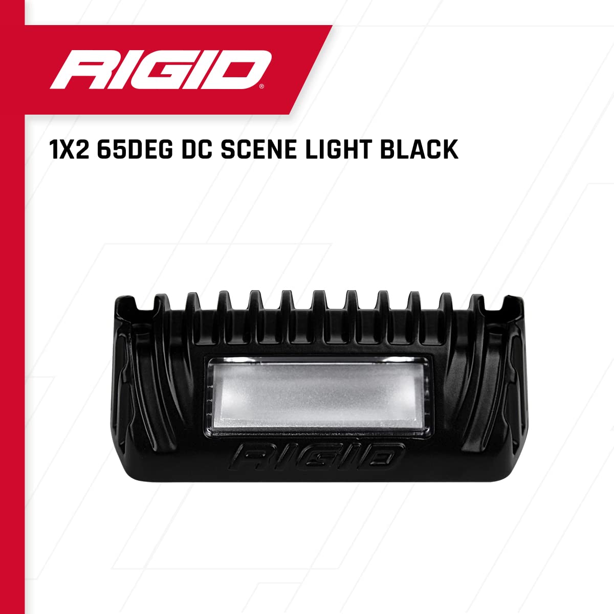 DC 1x2 65DEG SCENE LIGHT BLK