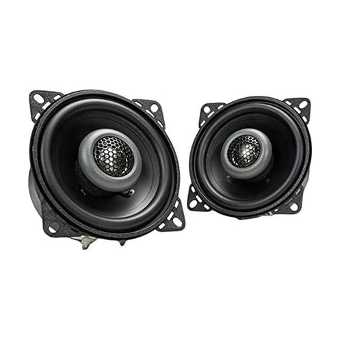 MB Quart 4 Inch Formula 80 Watt 2 Way Coaxial Car Audio Speaker Pair with Built in 1 Inch Tweeters for Vehicle Sound System , Black