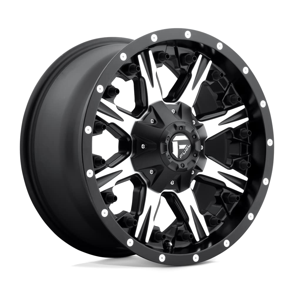 D541 1PC Fuel 20X9 8X170 MT-BLK-MACH 01MM - D54120901750