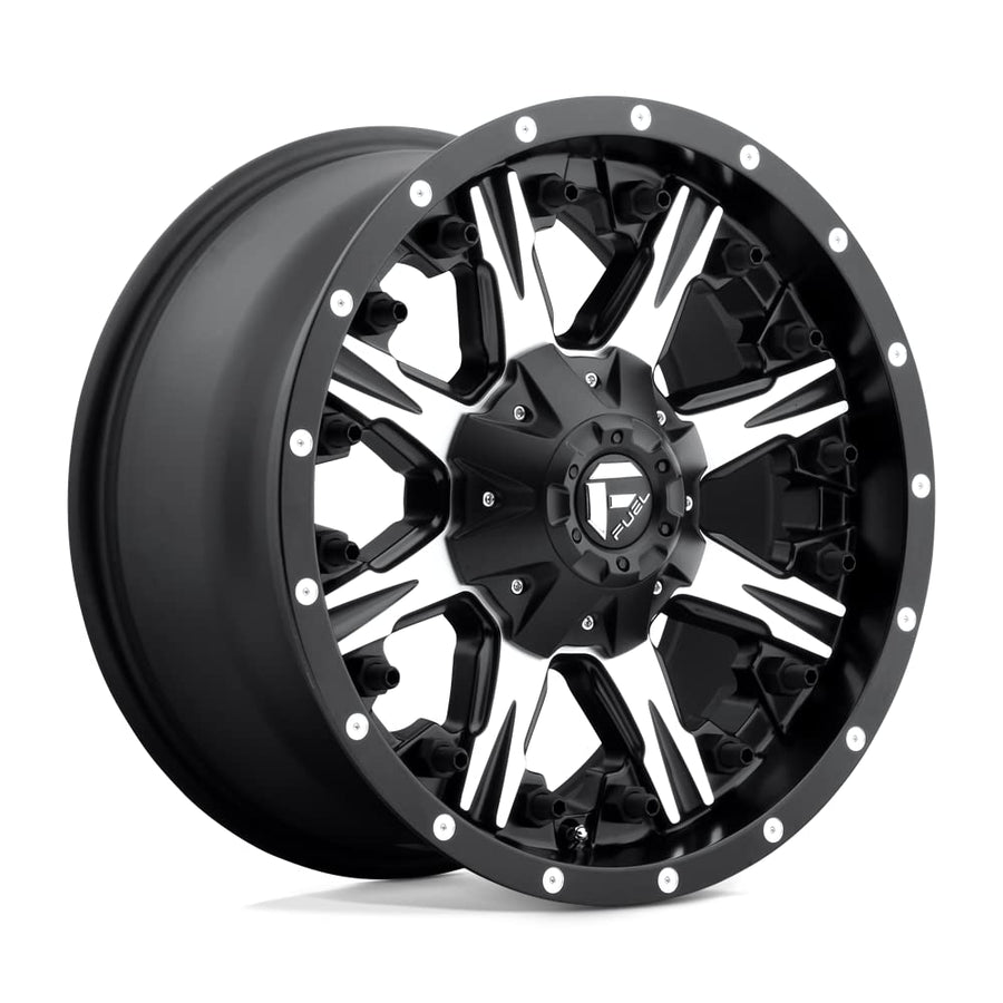D541 1PC Fuel 20X9 8X170 MT-BLK-MACH 01MM - D54120901750