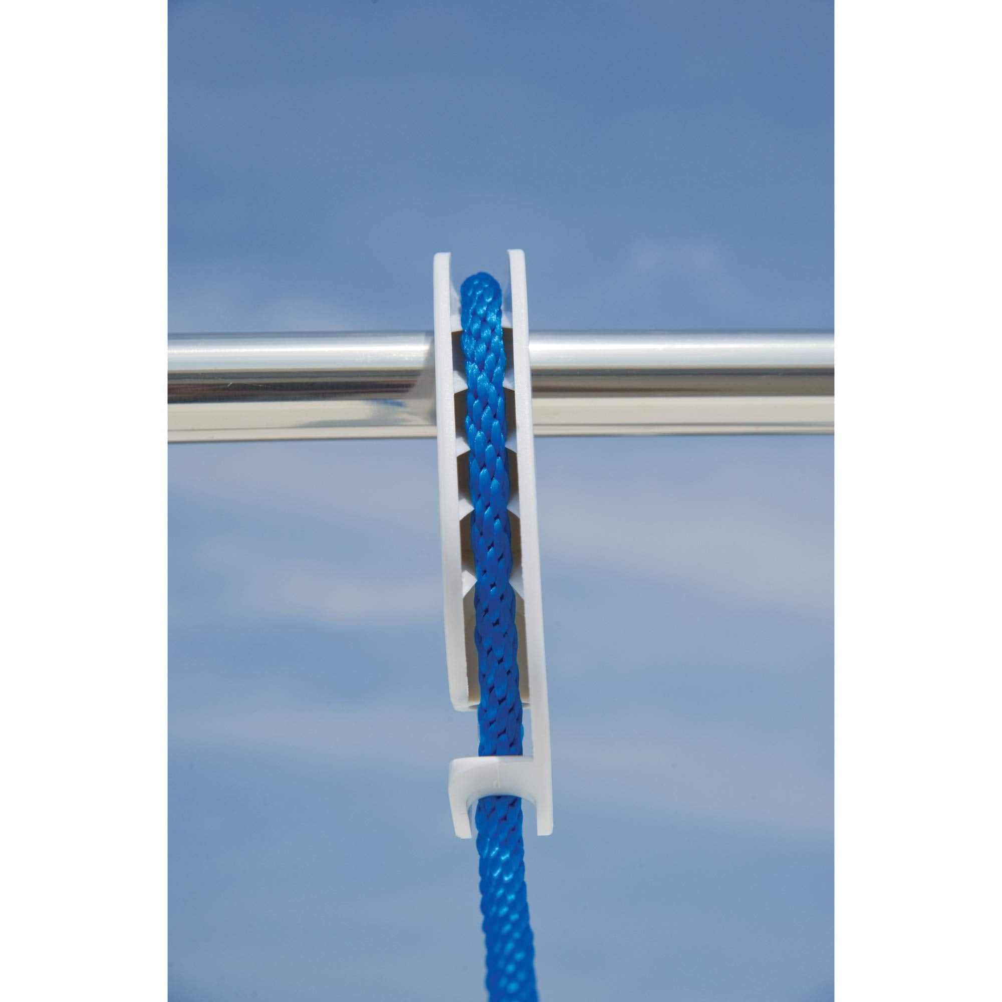 Boat Fender Hanger Taylor Made Products 1109 (Clip Rail Mount, Up to 1.25-Inch Rails) White