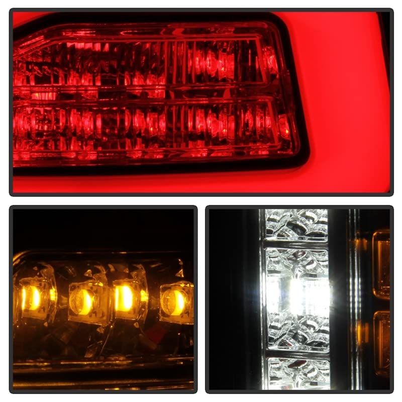 Euro Style Spyder Tail Lights (ALT-YD-DR19HAL-SEQ-BK)
