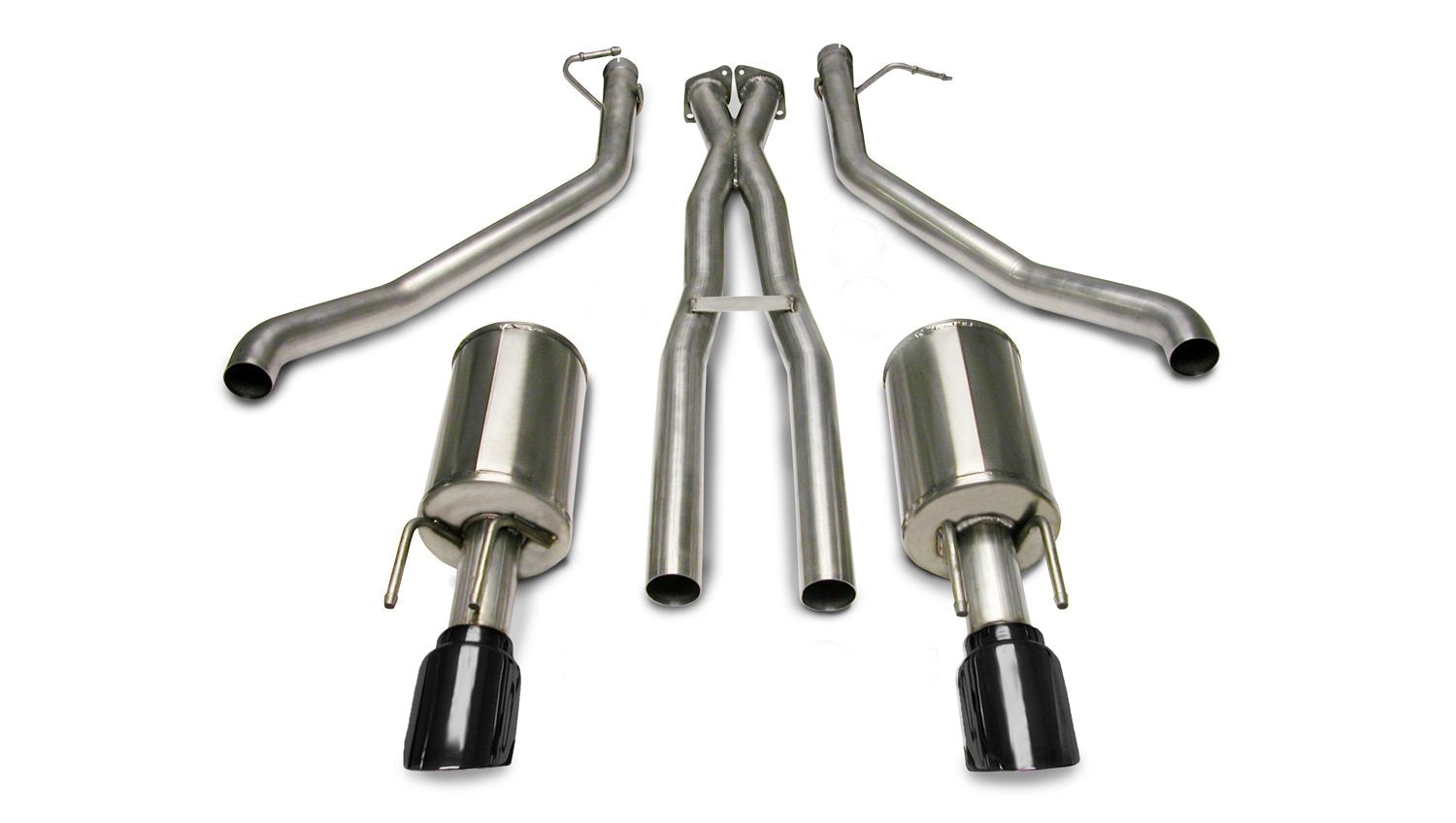 Cat-Back Exhaust System CORSA 14189BLK with X-Pipe