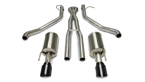 Cat-Back Exhaust System CORSA 14189BLK with X-Pipe