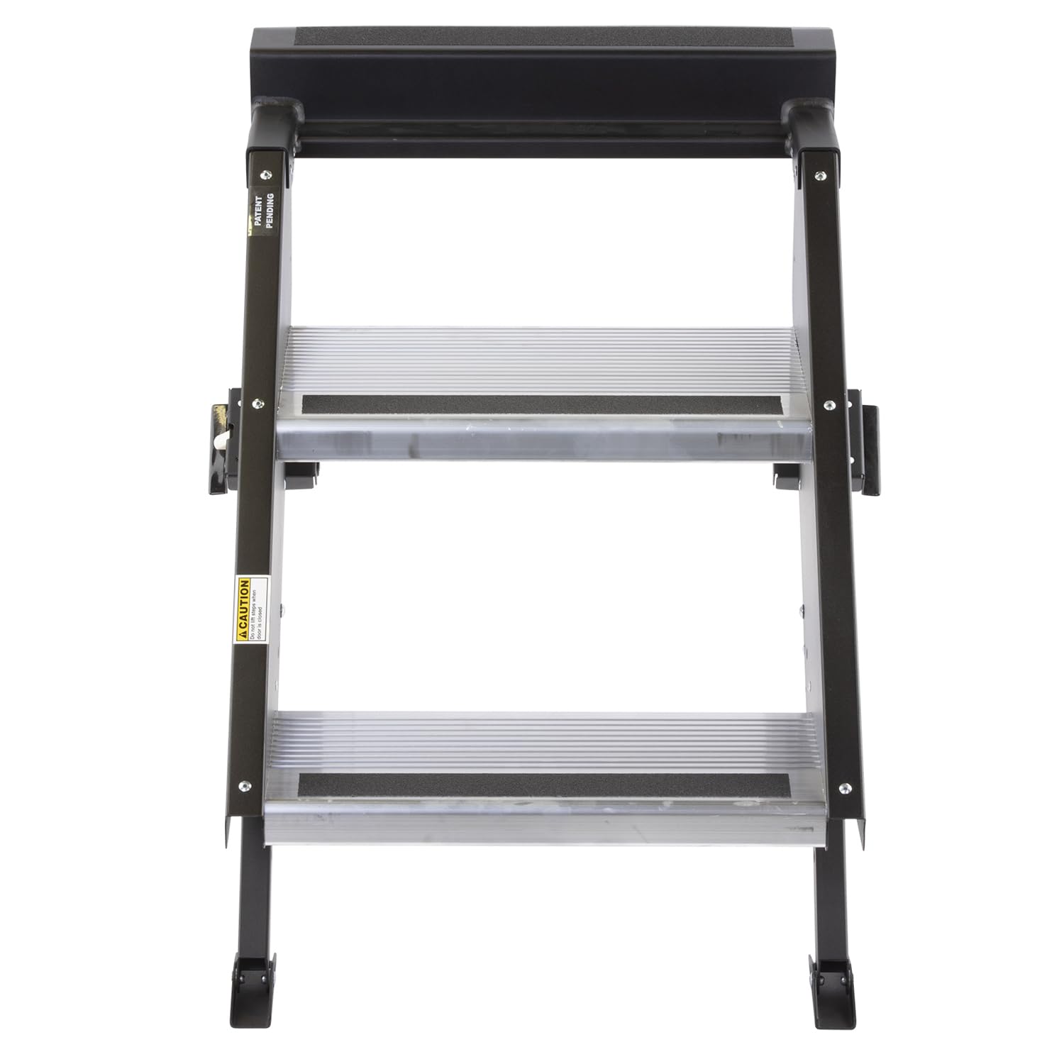 StepAbove MORryde STP-201 Fold-Up RV Entry Step - 2-Step (9" Step Rise), Fits 24" Door Width