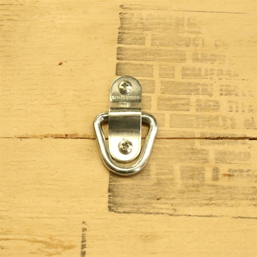 D-Ring Light Duty Bolt On, 1/4" Diameter, 1" x 1 1/4" 2,400 lb 1 Pk