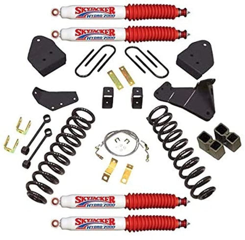 Skyjacker Suspension Lift Kit F8451KH-H w/Shock 4 in. Lift. Incl. Front Coil Springs Rear Blocks