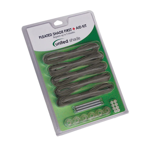 Pleaded Shade United Shade 650020 First Aid Kit - Gray