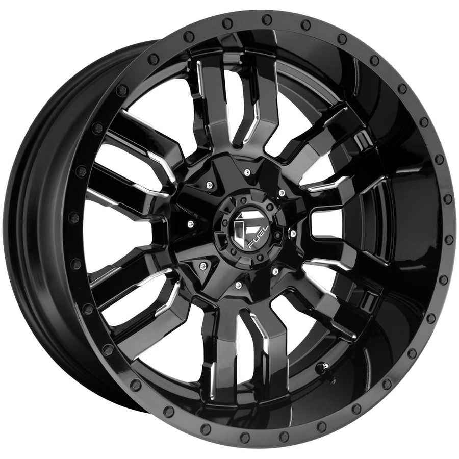 D59520906957 Fuel Offroad Black Wheel (20 x 9. inches /6 x 120 mm, 20 mm Offset)