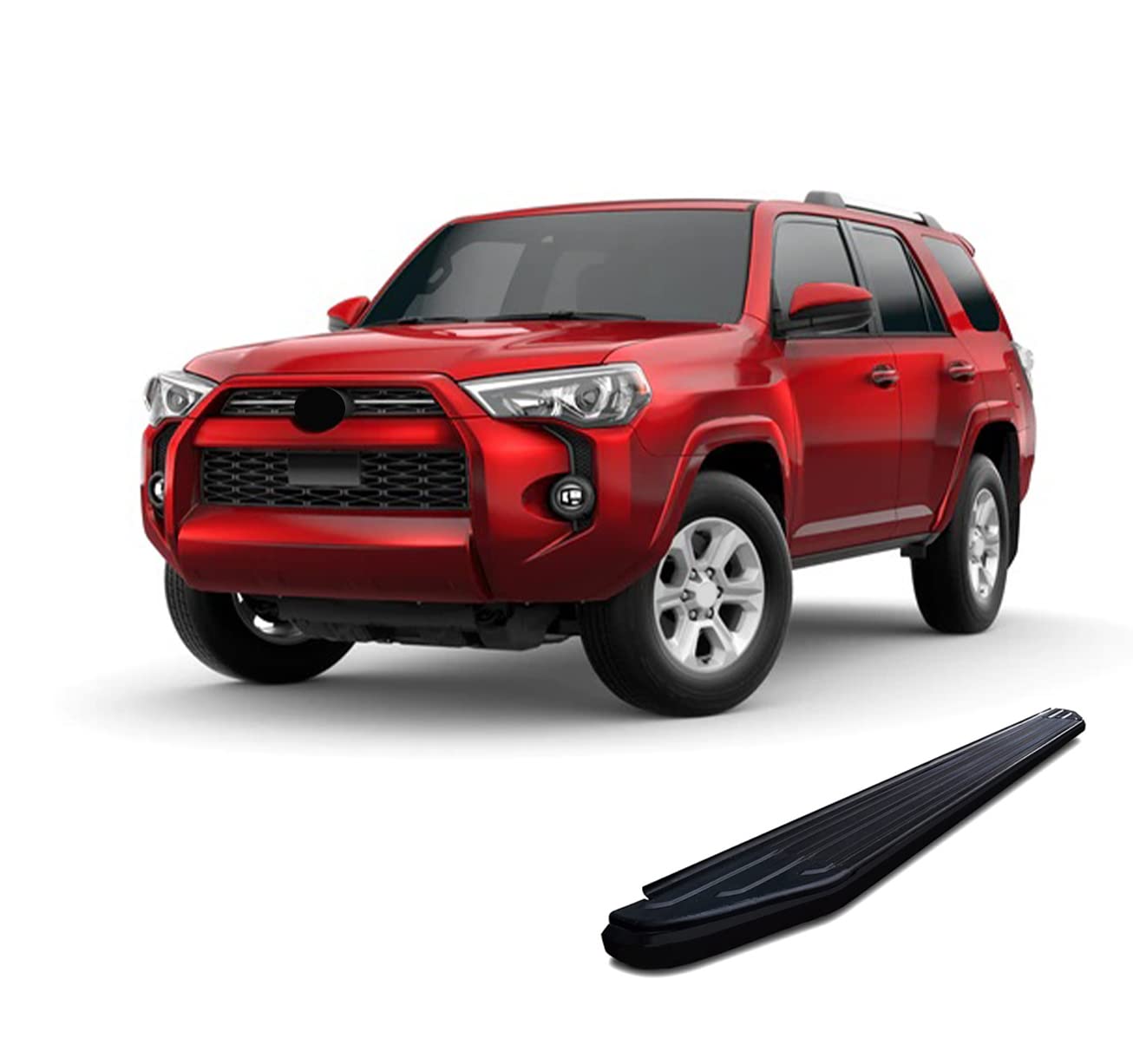 Peerless Black Horse Off Road Running Boards Compatible with 2010-2023 Toyota 4Runner-PR-TY4RTEBK