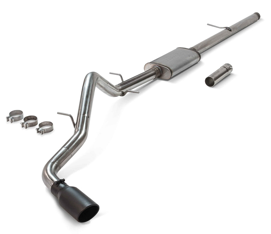 Flowmaster FlowFX Cat-Back Exhaust 3 Inch 409 Stainless 4.5 Inch Black Ceramic 304 Stainless Tip Compatible with 2019-2025 Chevy Silverado GMC Sierra 1500 5.3L 2/4WD 148 & 157 Inch Wheelbase