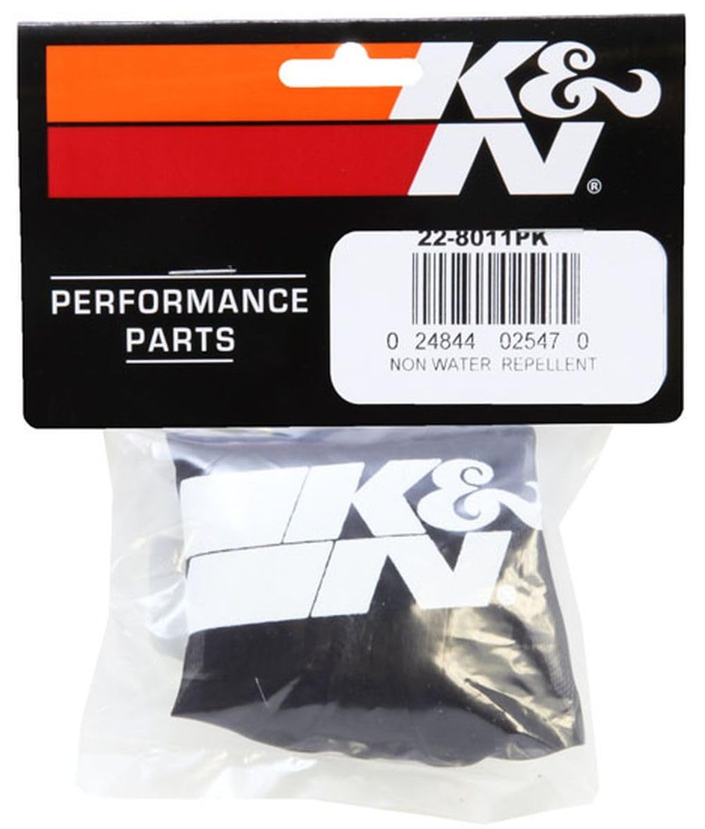 K&N Black 22-8011PK Precharger Filter Wrap - For Your K&N RB-0800 Filter
