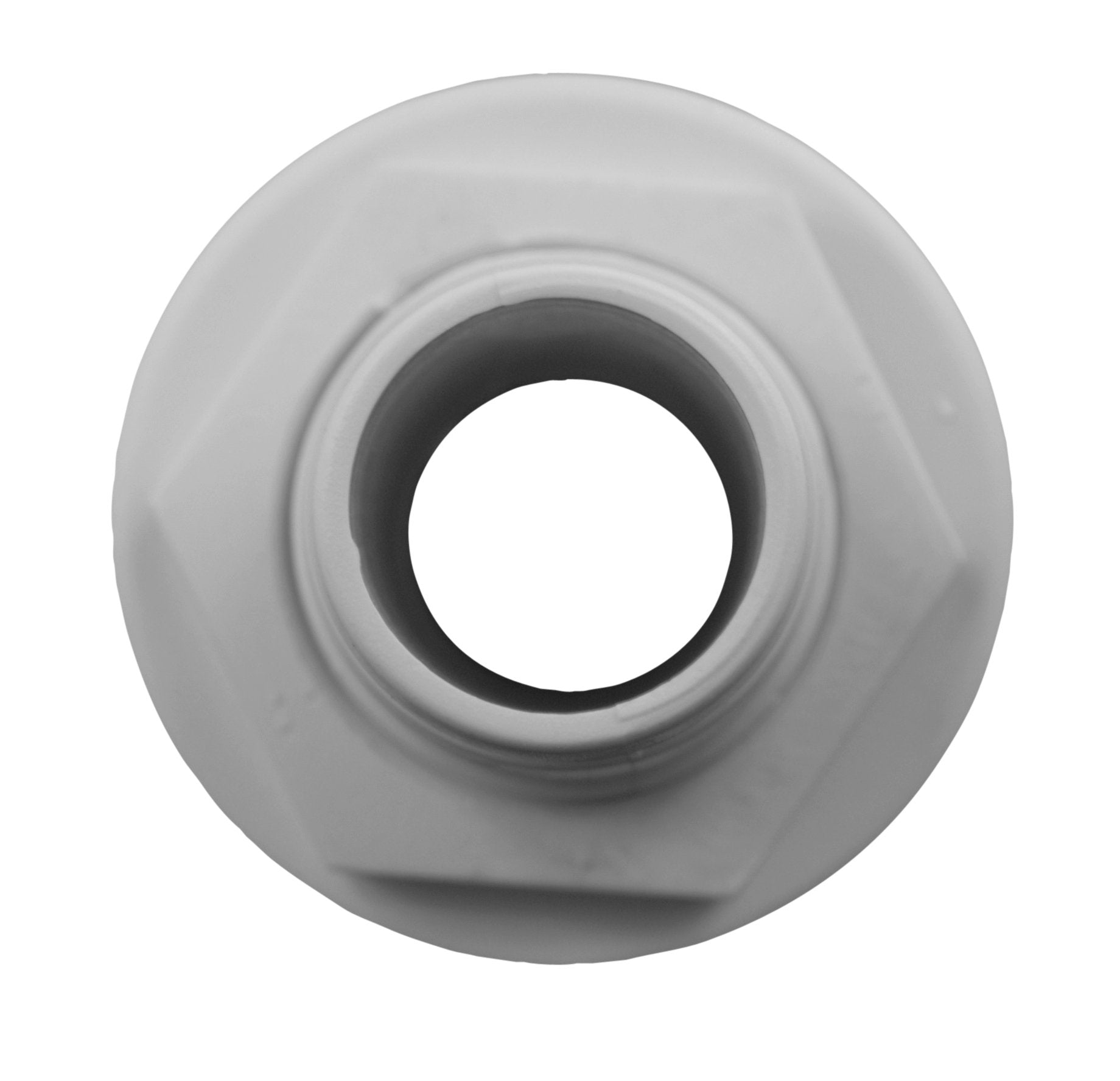 Durable Attwood 3874-3 Polypropylene Thru-Hull Connector Fitting, White Finish