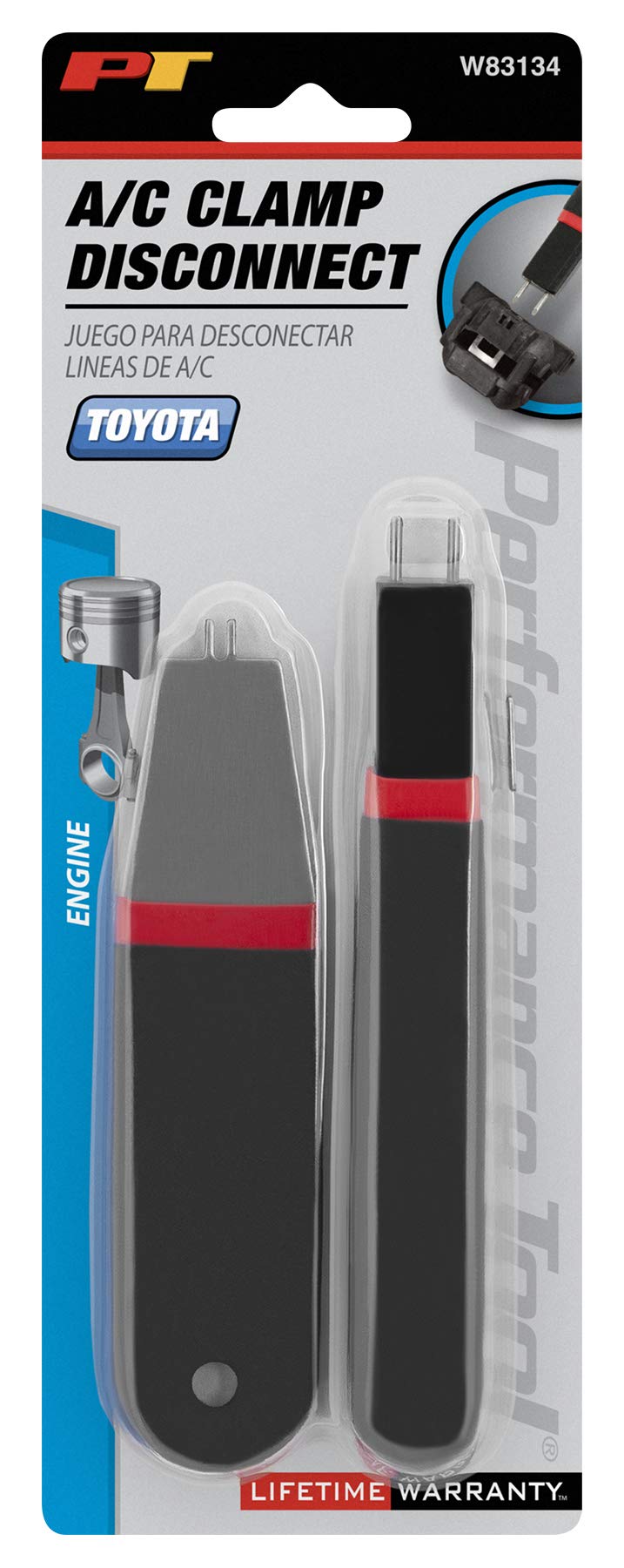 W83134 Performance Tool Quick Connect Release Tool for High and Low-Pressure Air Conditioning Lines on 1998+ Toyotas