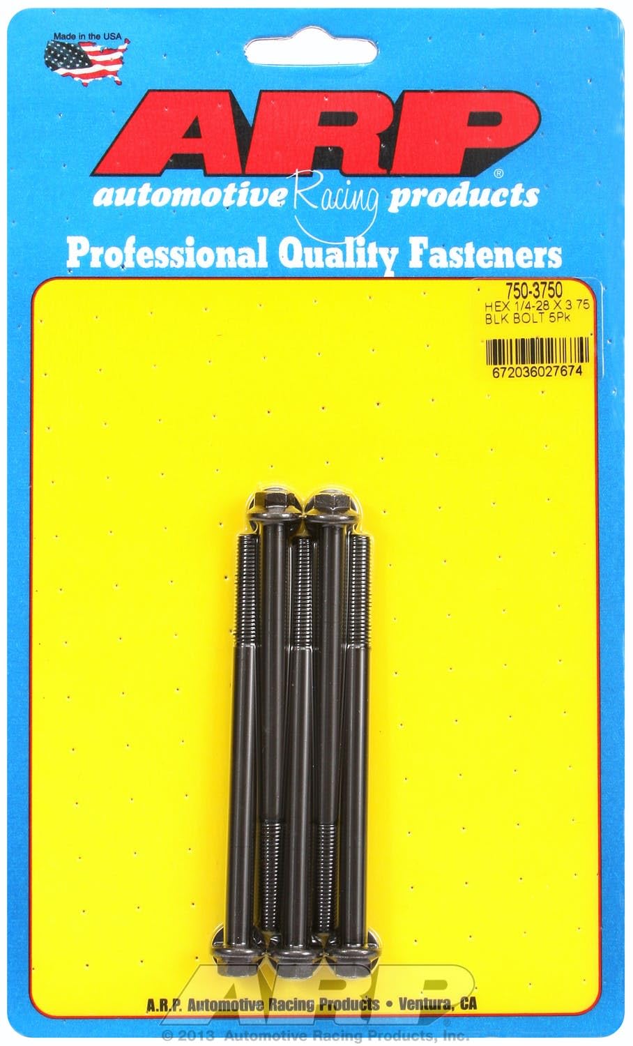 Hex ARP (750-3750) Oxide Bolt, Black