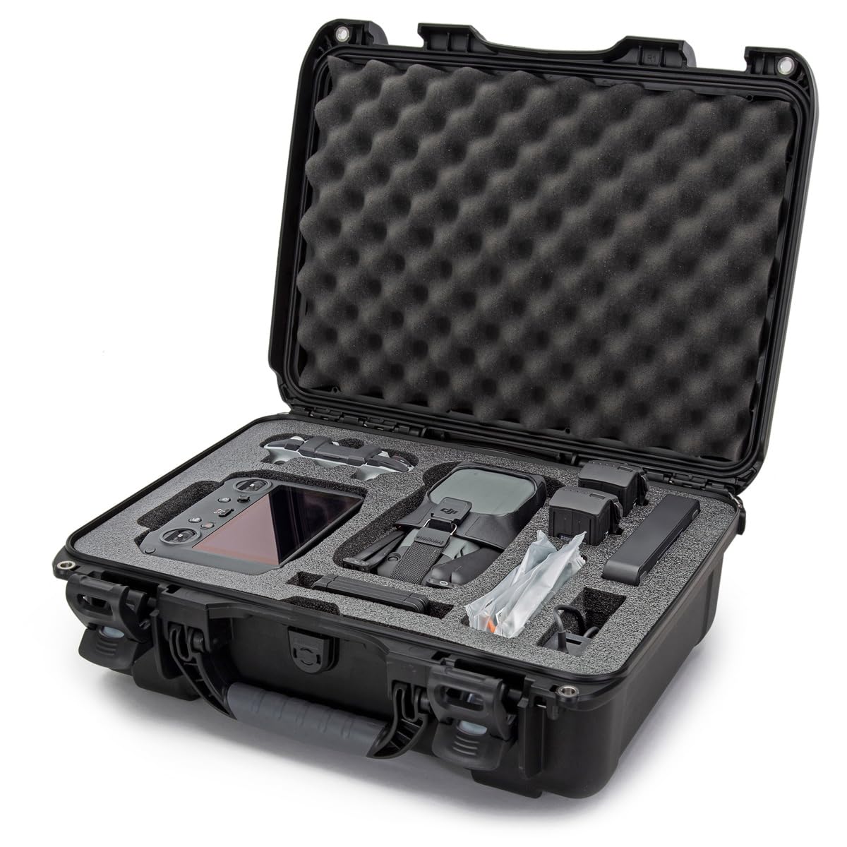 Nanuk Waterproof Hard Case 925 with Foam Insert for DJI Mavic 3 & Mavic 3 Classic - Fly More/Cine Premium Combo - Black