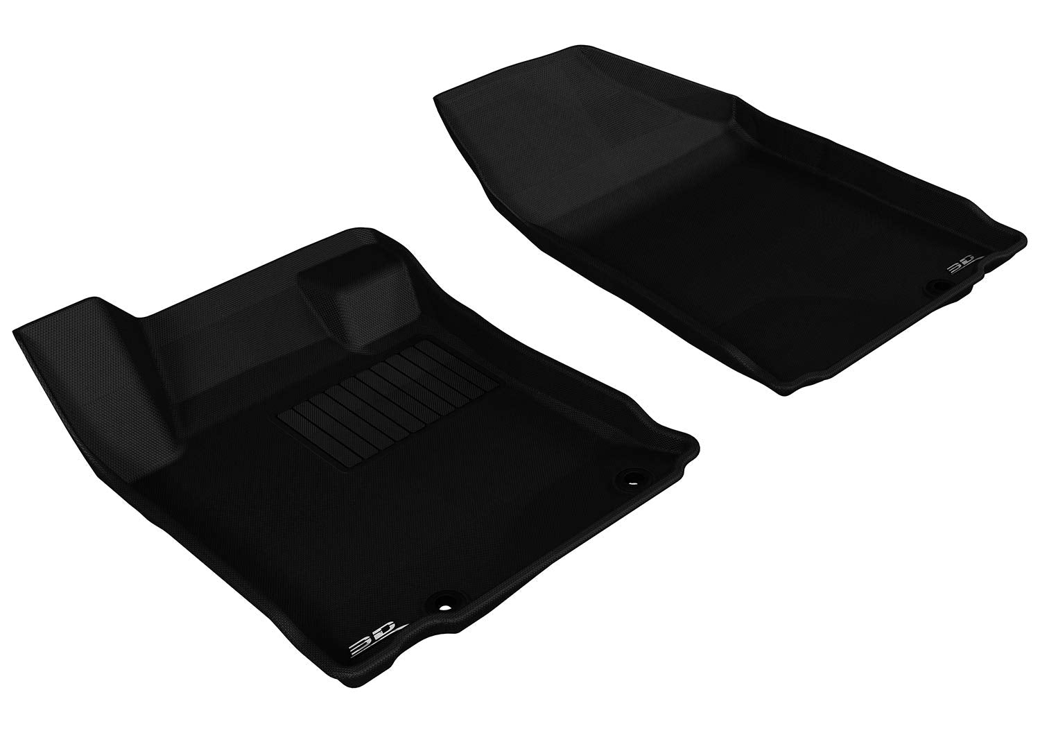 3D MAXpider Floor Mats All-Weather for Nissan Altima Sedan 2013 Custom Fit Car Liners, Kagu Series (1st Row, Black)