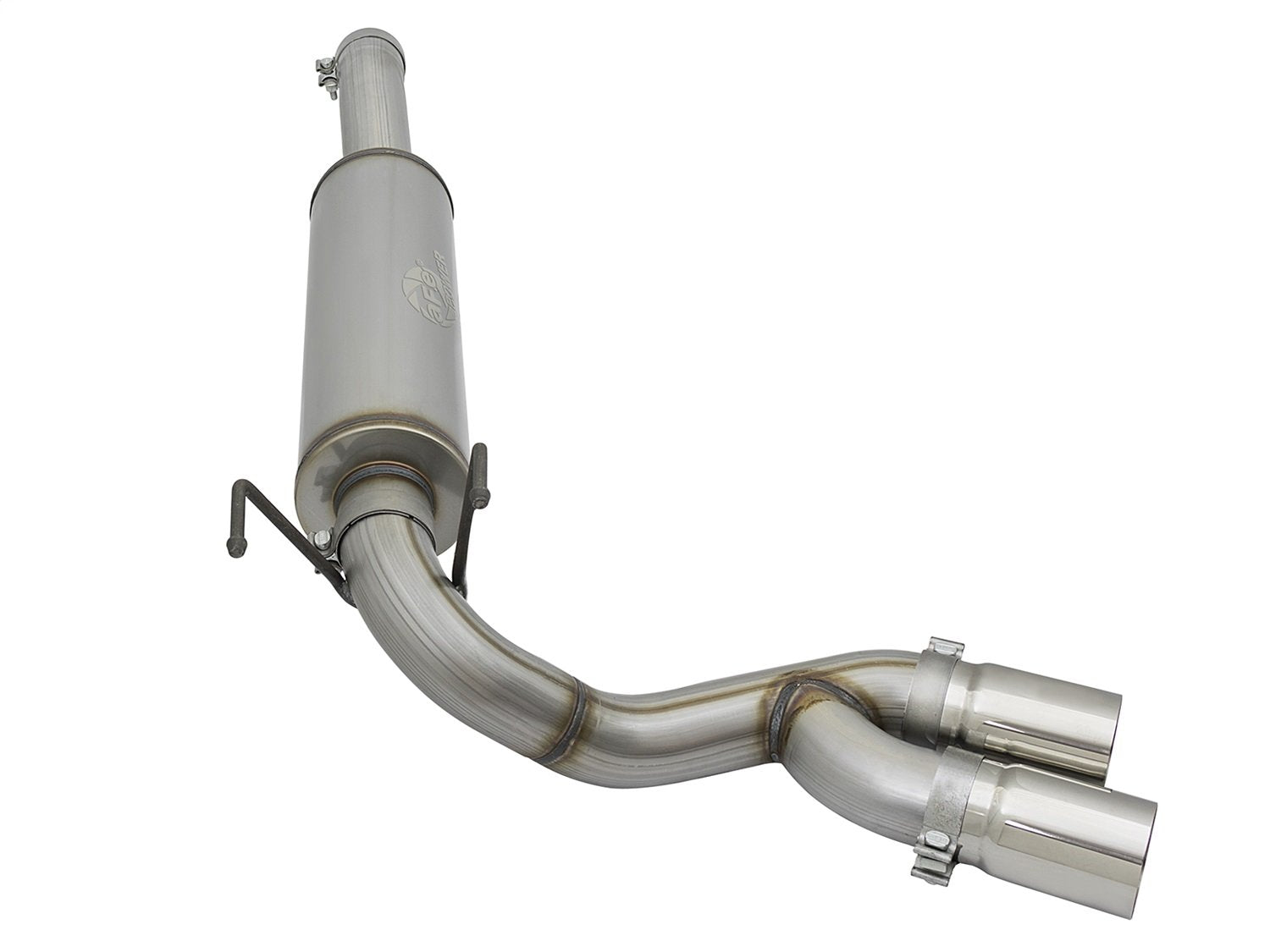Rebel Series aFe Power Performance Exhaust System (3.5", Stainless Steel, Cat-Back)