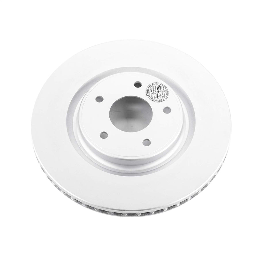 Power Stop Front JBR1715EVC Evolution Genuine Geomet Coated Brake Rotor For Nissan Rogue 2014-2019 [Model Specific]