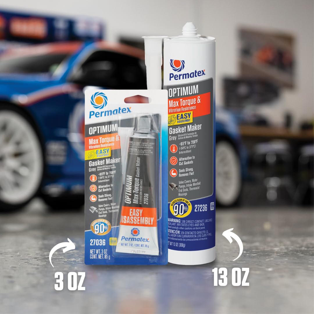 Optimum Grey Permatex Gasket Maker 3 oz