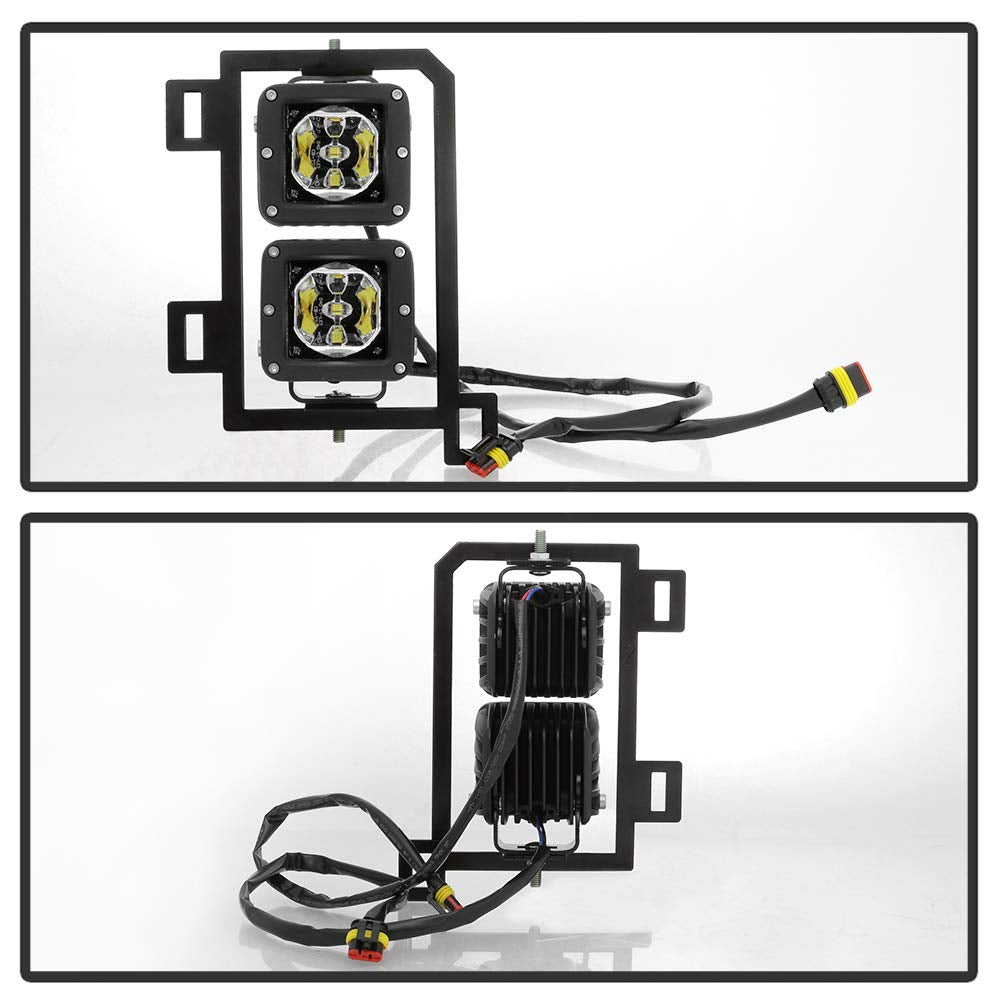 LED Fog Light Spyder for Dodge Ram 1500 2013-2018 Only