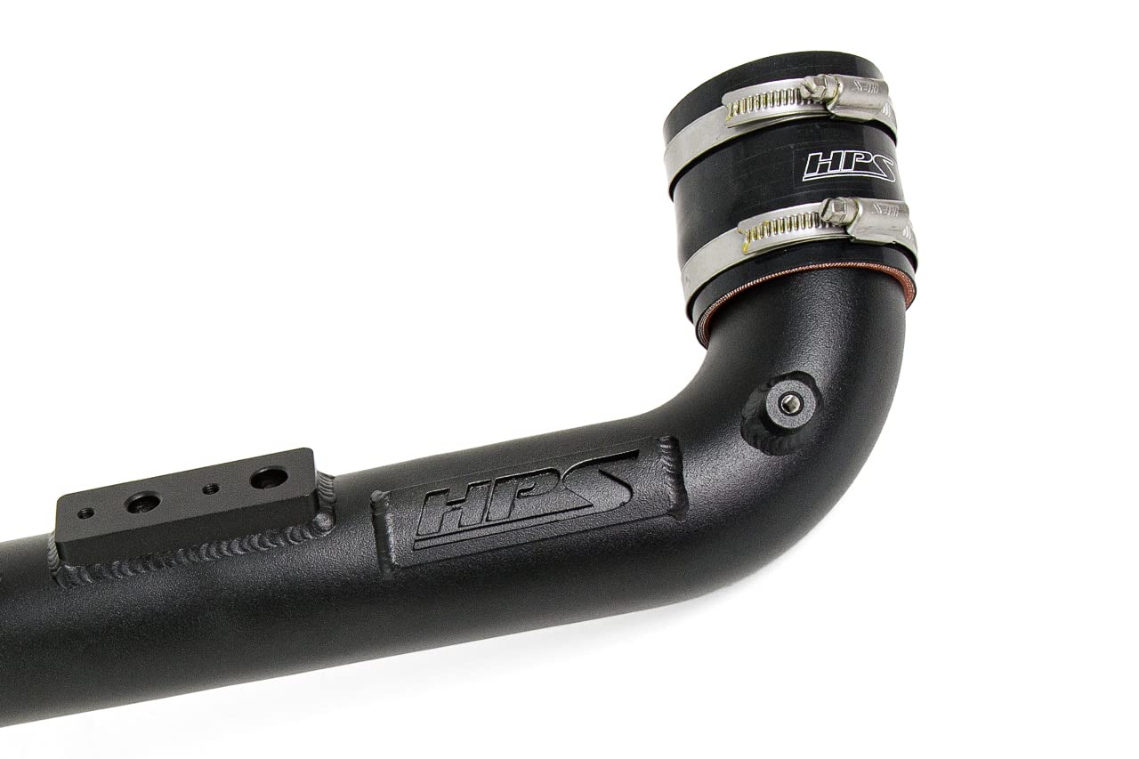 HPS Performance Upper Black Charge Pipe Cold Side Compatible for 2018-2022 Honda Accord 1.5L Turbo, 17-134WB