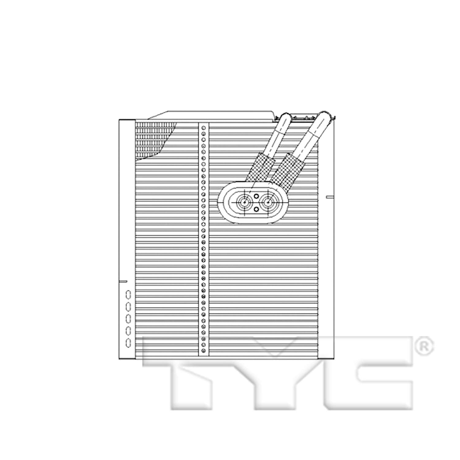 Hyundai Santa Fe TYC 97205 Replacement Evaporator