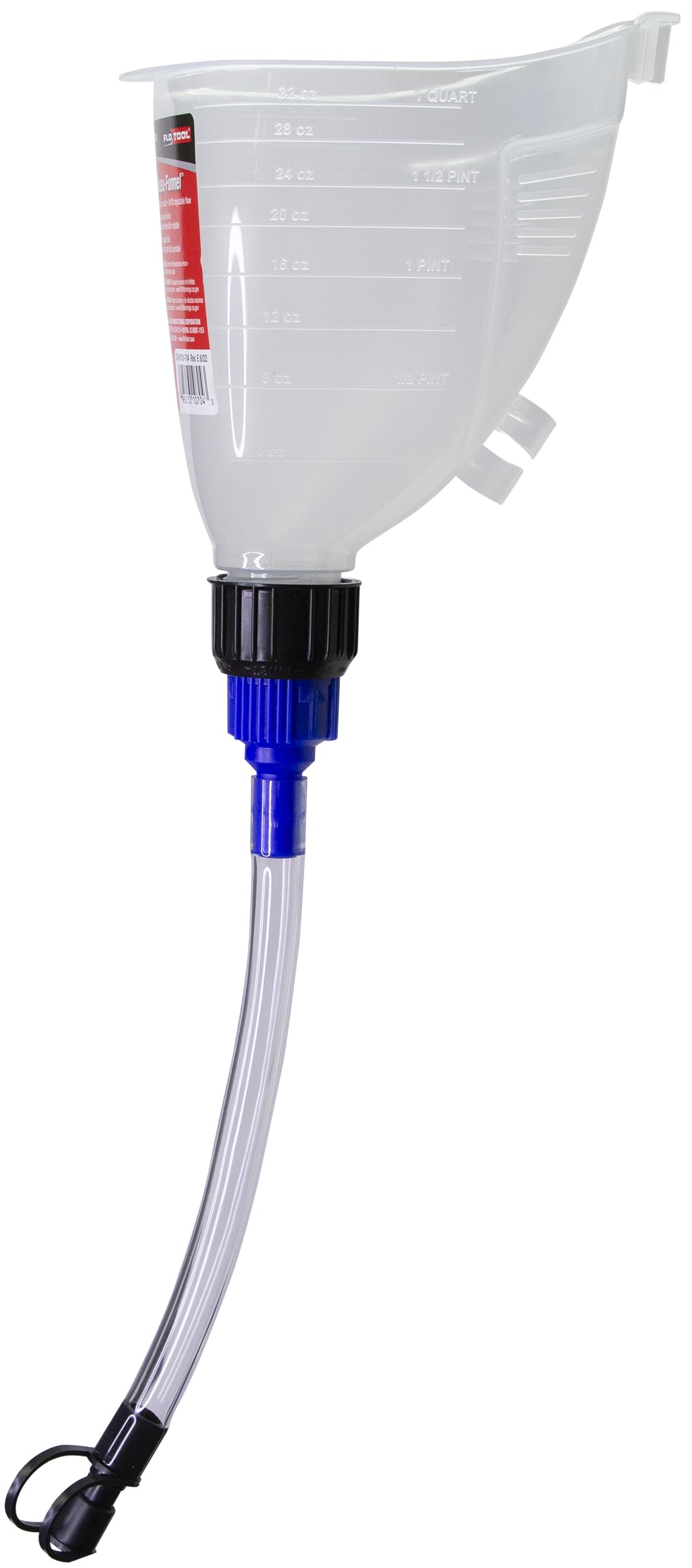 FloTool Hopkins 10704 Measu-Funnel with On/Off Spout, Black