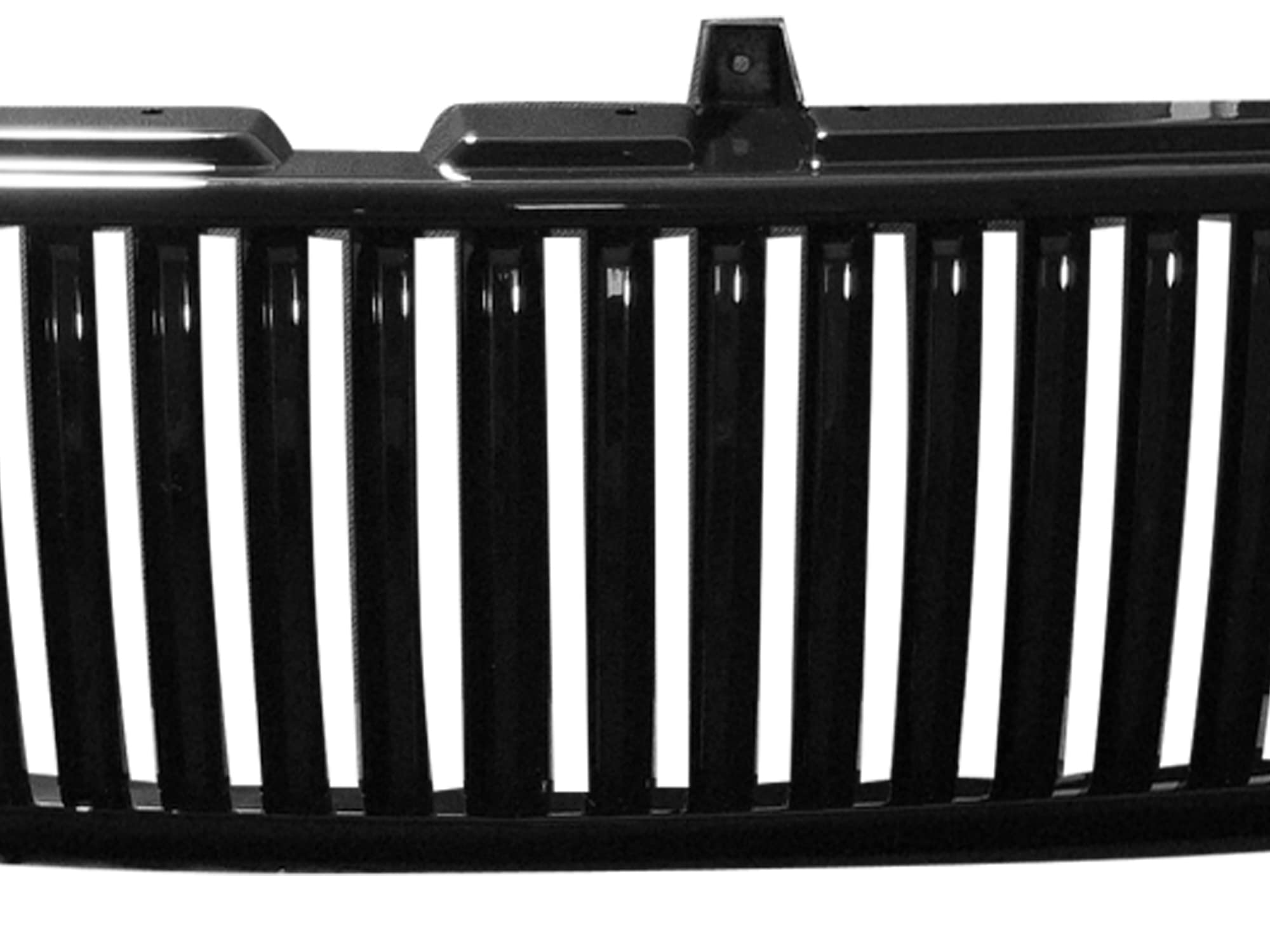Vertical Front Hood Grille Armordillo USA 7147263 - Gloss Black Fits 1999-2002 Chevy Silverado 1500