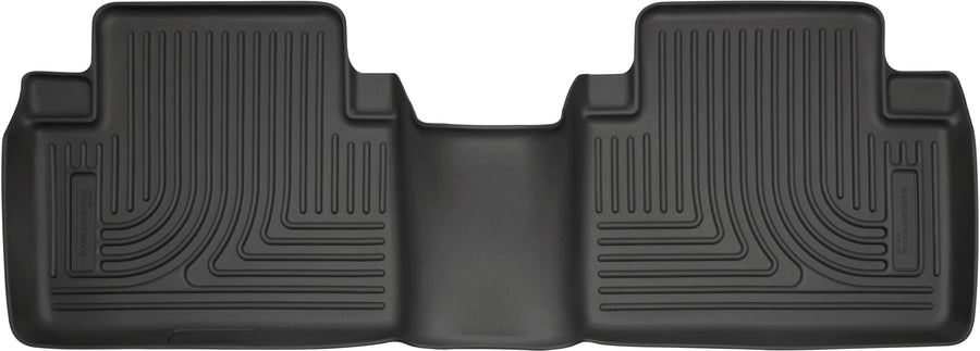 Weatherbeater Husky Liners Floor Mats | Fits 2014-2020 Nissan Rogue; 2014-2015 Nissan X-Trail | 2nd Row, 1-pc Black - 14381
