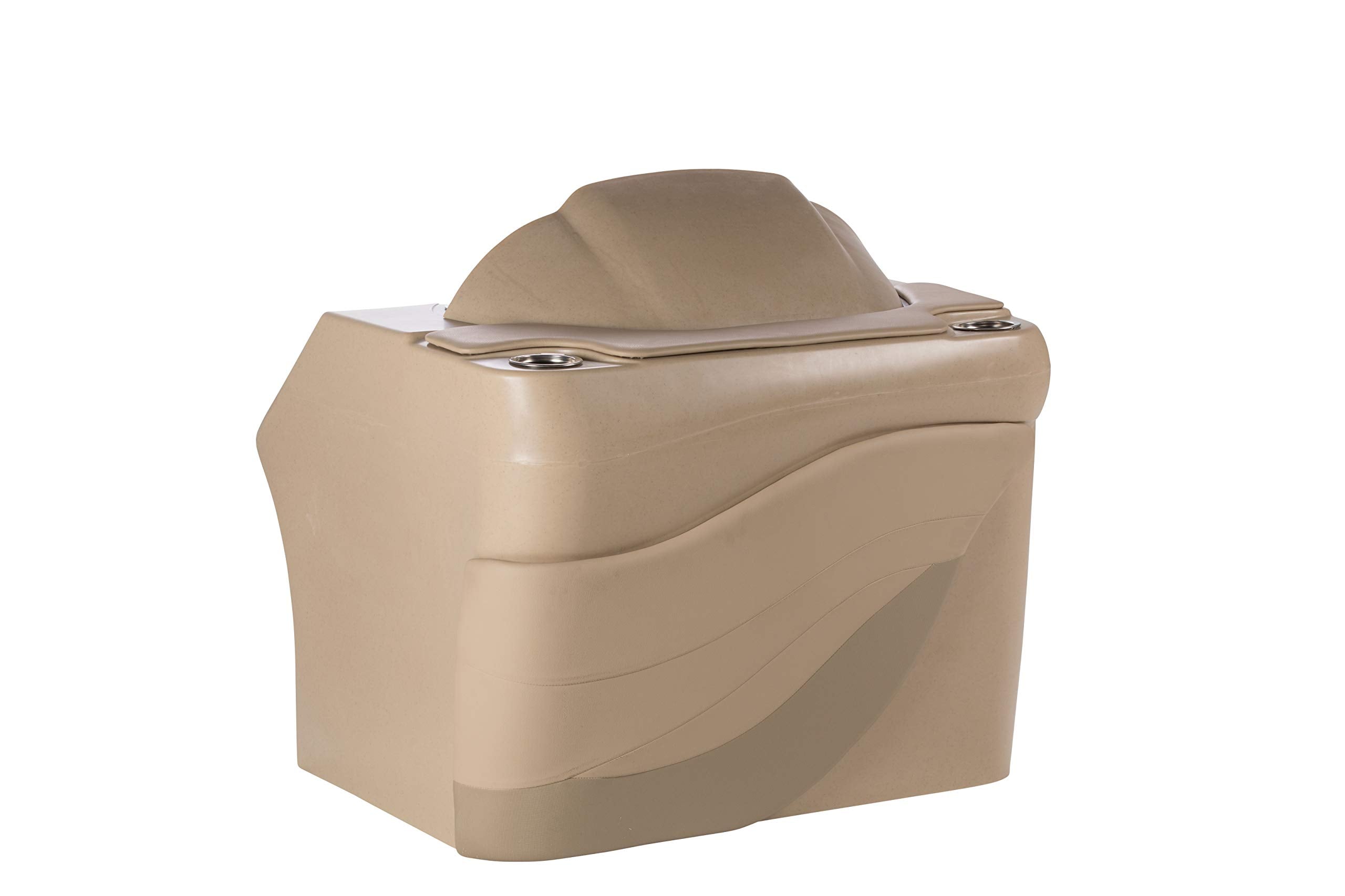 Beige 41" Pontoon Helm Stand