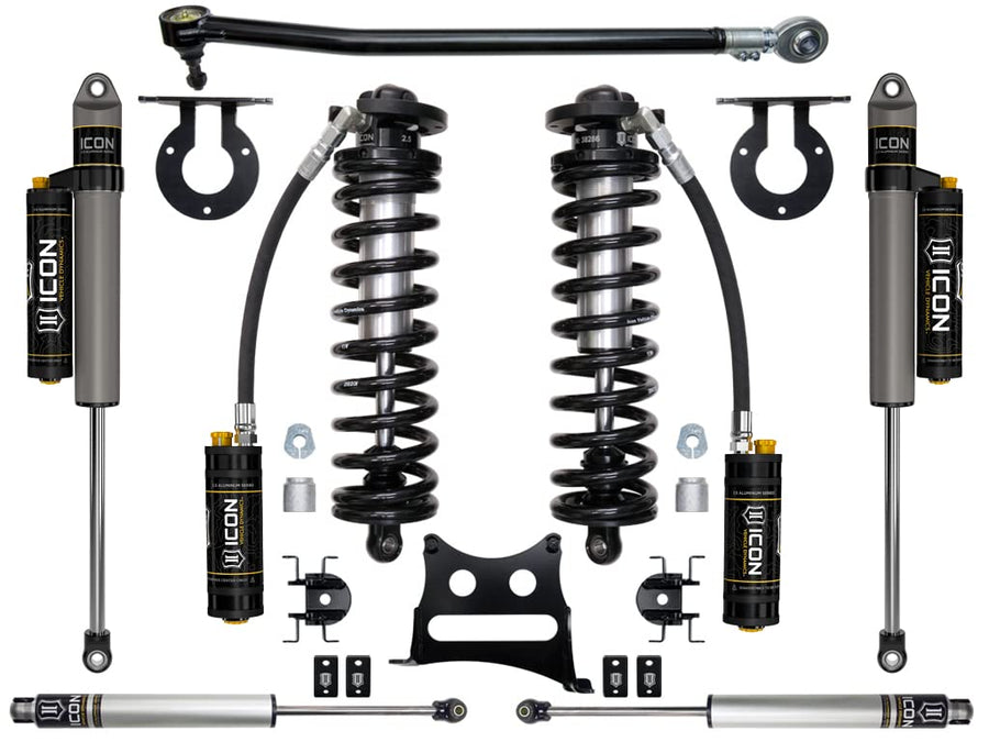 Stage 4 Coilover Conversion System, ICON 2.5-3" Lift Compatible with 2017-2022 Ford F250/F350, K63144