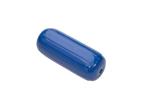 Big B Inflatable Vinyl Boat Fender Taylor Made Products with Center Rope Tube 8 inch x 20 inch, Blue