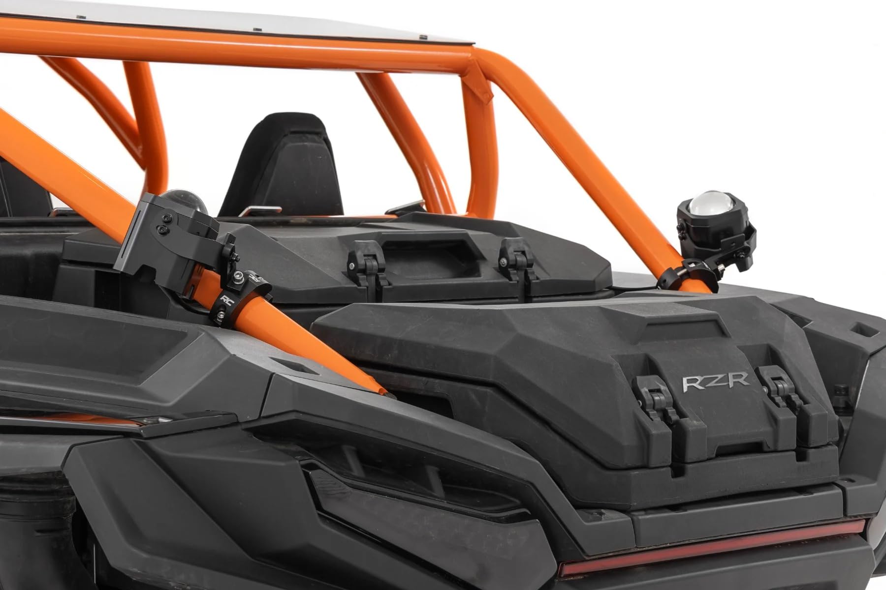 UTV Rough Country Laser Whip Light Kit (Pair) - 20W RGBW LED with Remote, 2400 Lumens, IP67 Waterproof, Stainless Mounts - Fits Polaris RZR, Can-Am, Honda Talon, Yamaha