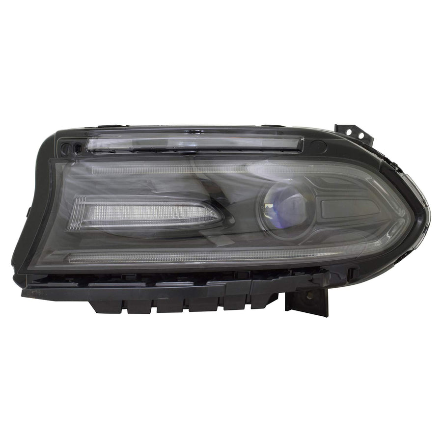 Left TYC Headlight Assembly Compatible with 2016-2017 Dodge Charger