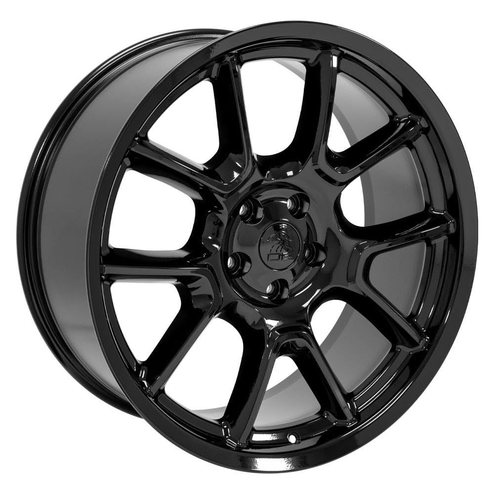 22 inch OE Wheels LLC Fits Journey Pacifica Durango Grand Cherokee DG21 Gloss Black Wheel