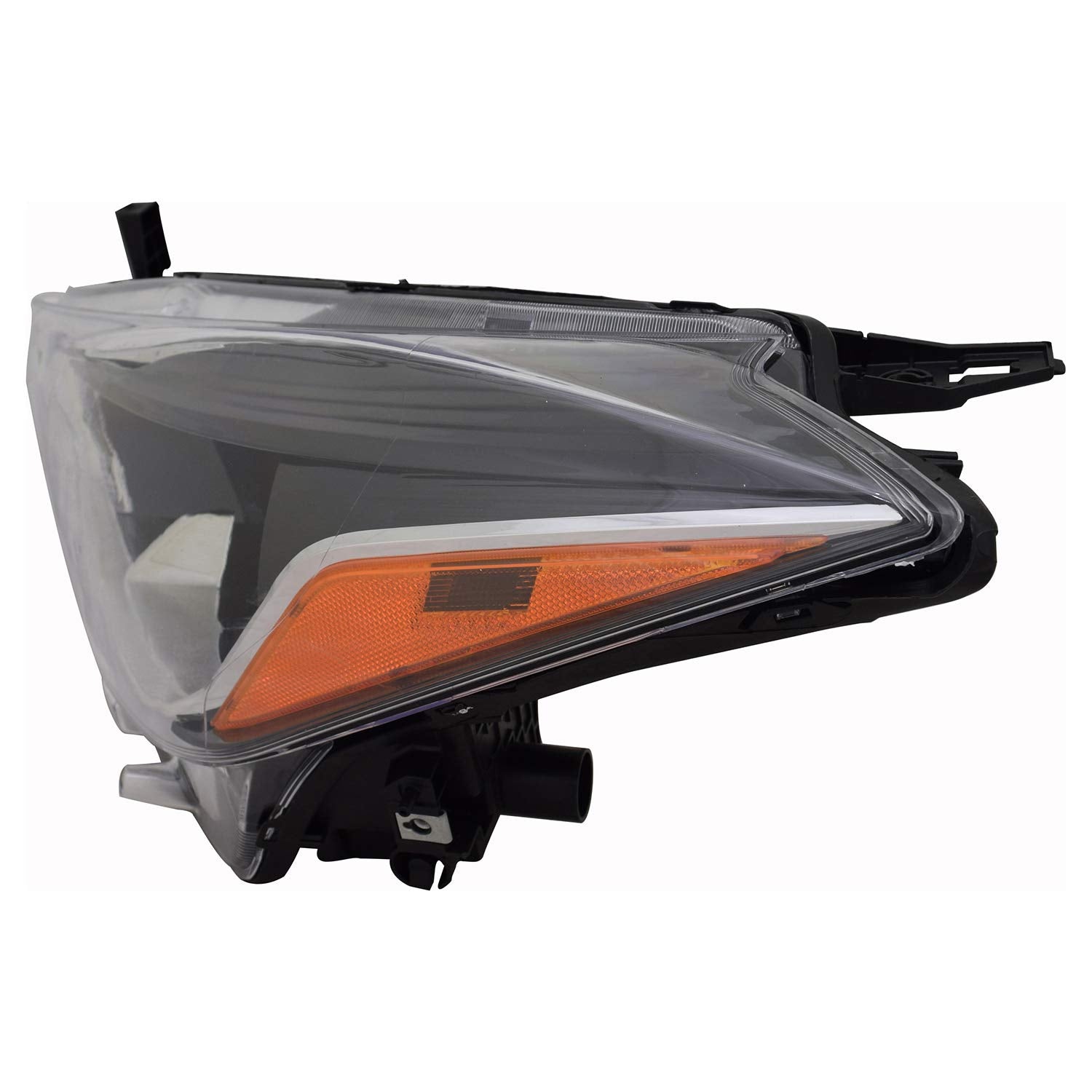 Left TYC Headlight Assembly Compatible with 2018-2019 Nissan Kicks