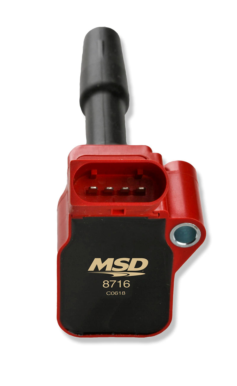Blaster Series MSD 87164 Ignition Coils - Red - 4-pack