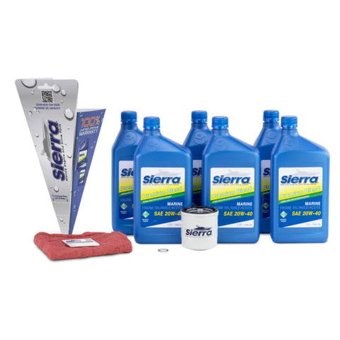 Sierra Oil Change Kit 18-9396 for Yamaha F200-F250 Engines - 20W-40