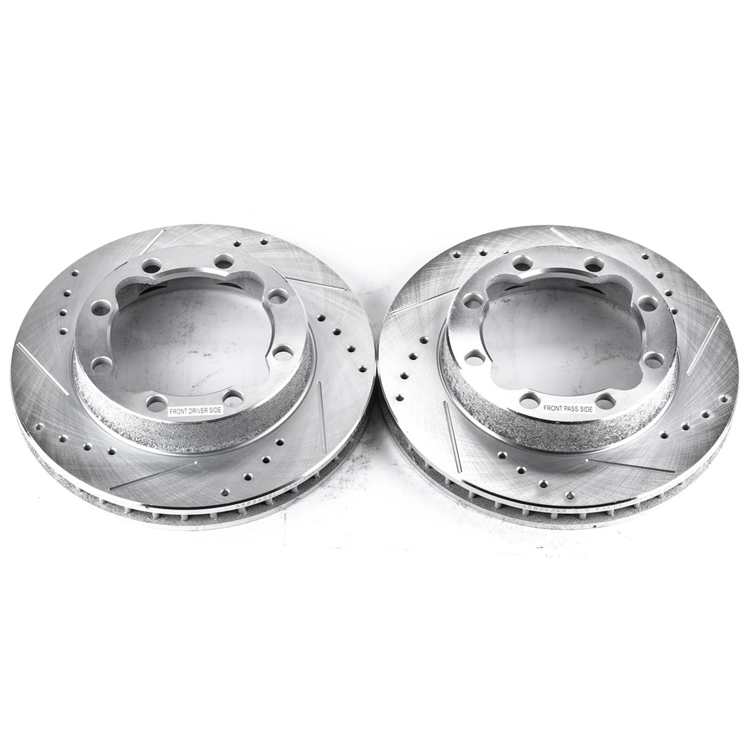 Power Stop Front Drilled & Slotted Rotor Pair AR8242XPR For K1500 Suburban, K2500, K2500 Suburban, K3500, Ram 2500, Ram, K1500 Suburban, K2500, K2500 Suburban, K3500 [Model Specific]