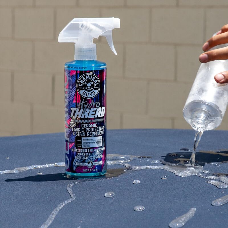 Chemical Guys HydroThread SPI22616 Ceramic Fabric Protectant & Stain Repellent (Works on Fabric, Carpet & Upholstery), 16 oz.