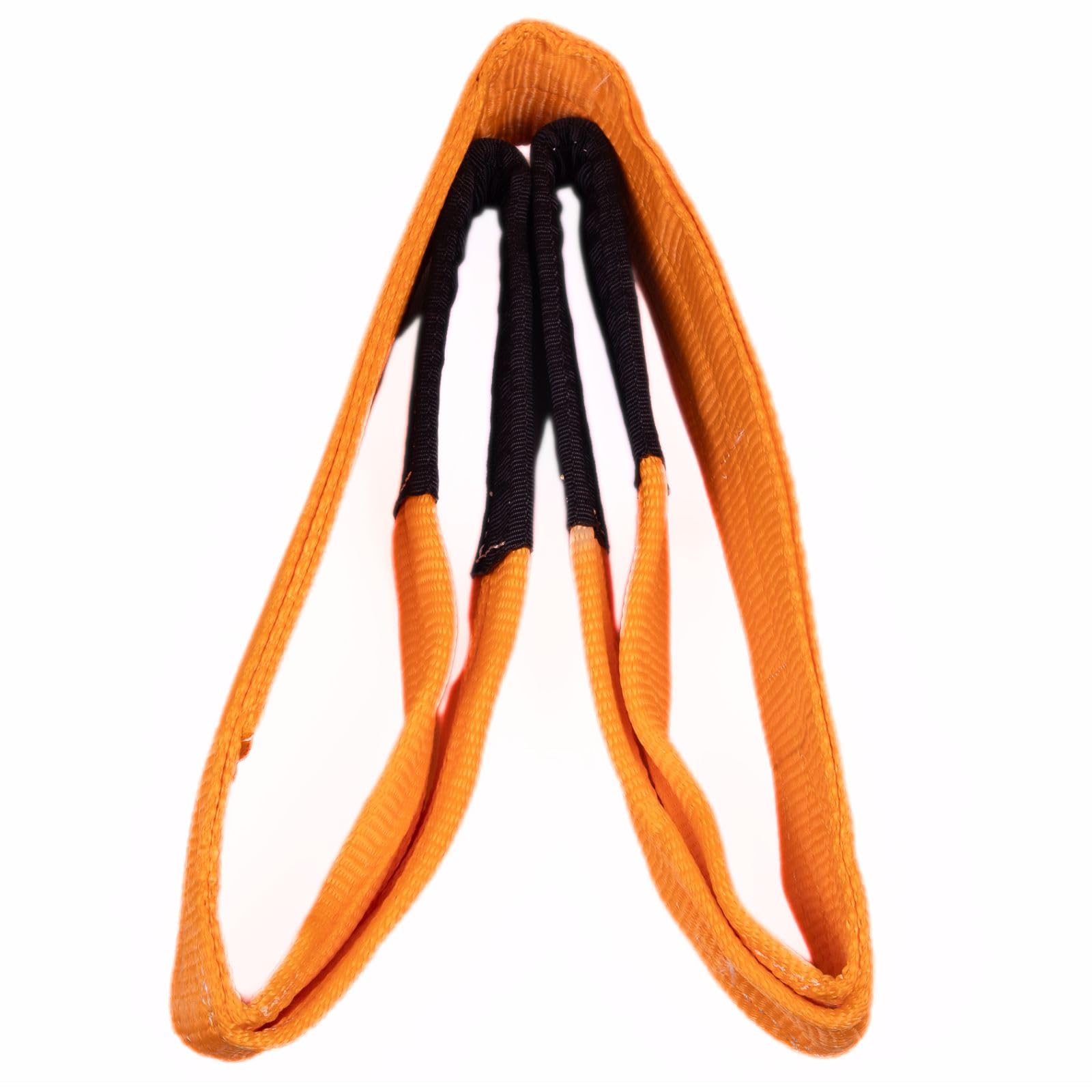 Mile Marker Single Orange 4" x 6' 19406 Tree Saver Strap - Rated at 50,000 Pound Capacity - Safe & Responsible Off Road Rescues - Reinforced Eyelet on Each End