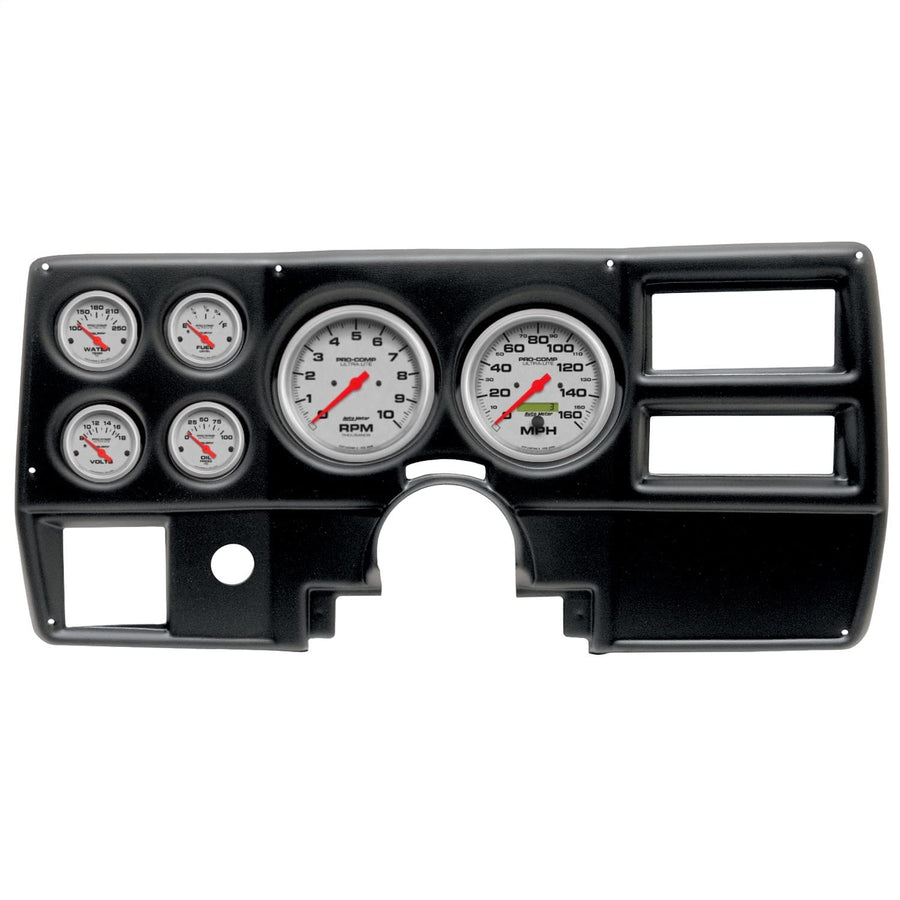 AutoMeter Dash Kit Direct Fit, (5" X2, 2 1/16" X4), Chevy/Gmc Truck Ac 84-87, Ultra-Lite (2923-13)
