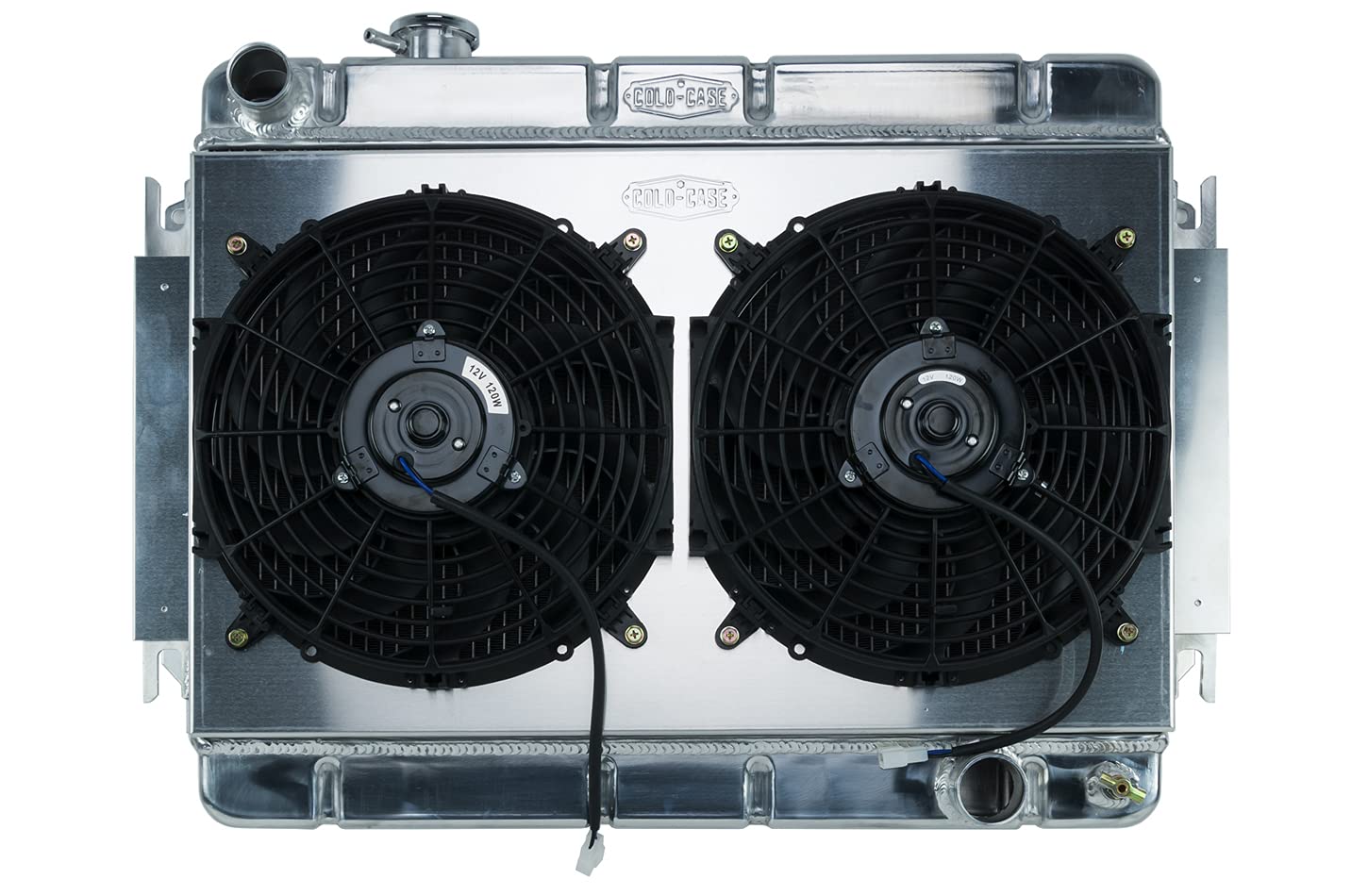 66-67 Chevelle Radiator and COLD - CASE Dual 12in Fan Kit AT